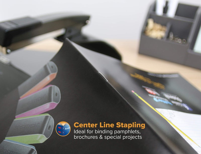 Stanley Bostitch Bostitch Office No-Jam Booklet Stapler  20 Sheets  No-Jam Technology  Black (B440SB) - Image 3