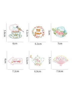 Generic Tea Party Decorations Teapot Cake Toppers Cupcake Toppers for Wedding Bridal Shower Birthday Girls Afternoon Mother' s Day Party Supplies 24 Pcs  - Image 4