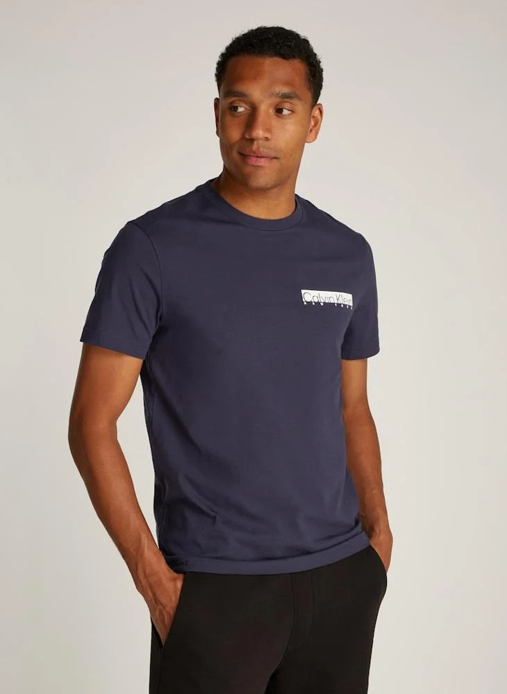 CALVIN KLEIN Logo Short Sleeve  T-Shirt