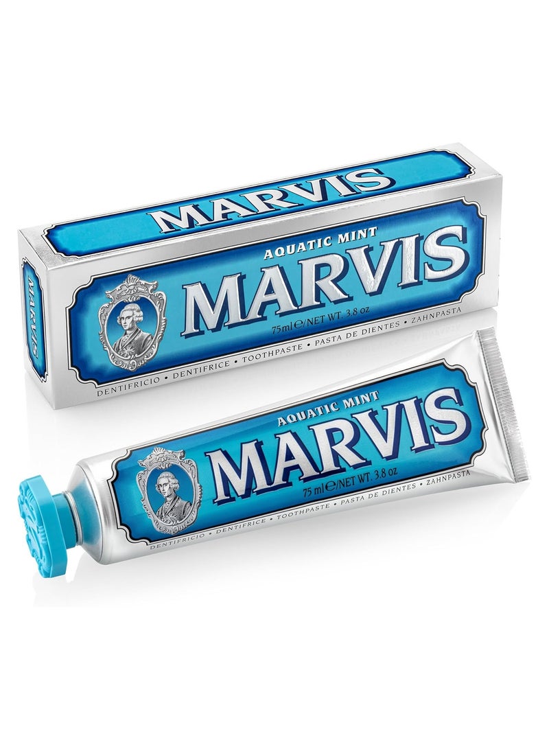 Marvis 85 ml Mint Aquatic Toothpaste - Image 1