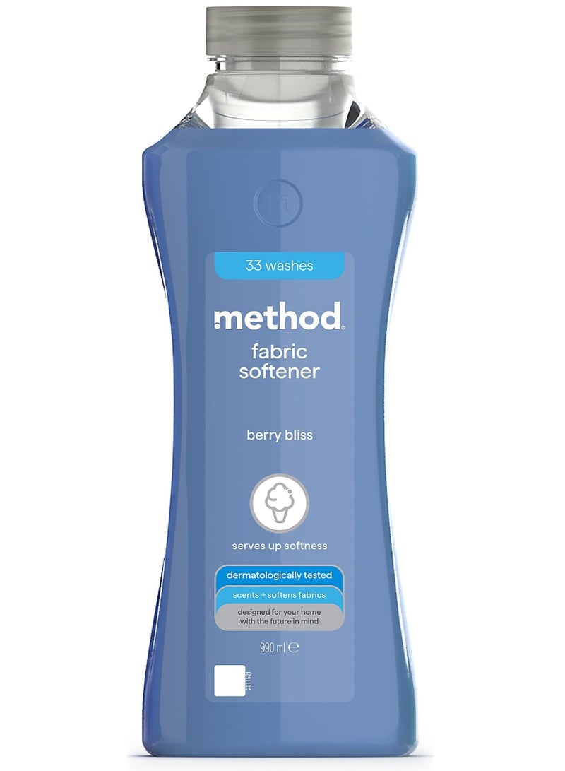 ميثود منعم الأقمشة برائحة التوت المنعش، 33 غسلة، 990 مل