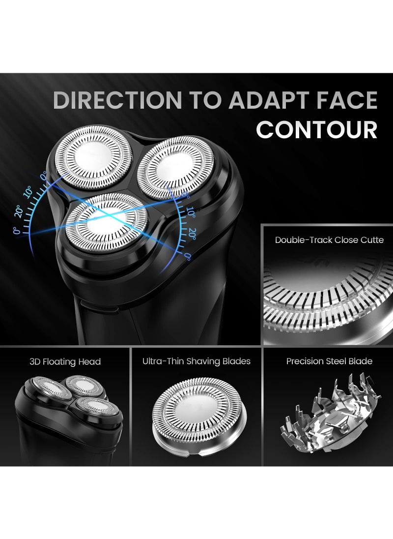 Grey Electric Shavers for Men, Electric Razor for Men,Face Shaver, Cordless Washable Rechargeable Shaving Machines,Pop Up Trimmer for Travel Home, LED Display,Fast Charging - pzsku/Z735AD4ACFE3C357060CFZ/45/_/1718251165/b1a26ced-ce23-4269-9a06-4583d195690d