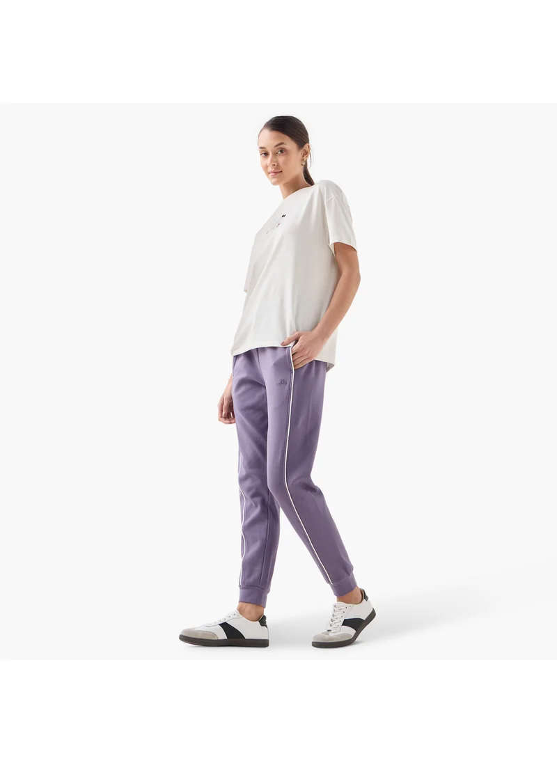 كابا Kappa Contrast Piping Detail Joggers with Drawstring Closure