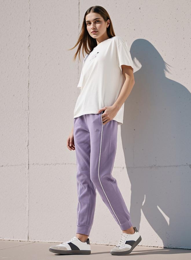 Kappa Contrast Piping Detail Joggers with Drawstring Closure - Image 2