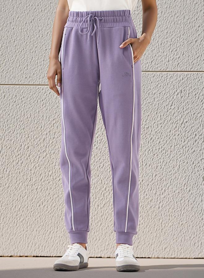 Kappa Contrast Piping Detail Joggers with Drawstring Closure - Image 1