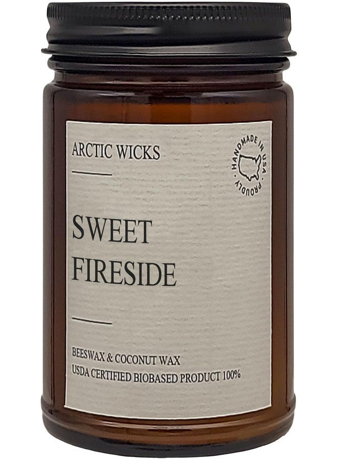 Arctic Wicks شموع دافئة بجانب المدفأة | شموع Arctic Wicks بجوز الهند وشمع العسل، 9 أونصات | شموع دافئة برائحة العنبر، مثالية لفصلي الخريف والشتاء، وللأعياد، وكهدية، غير سامة، ومستدامة | معتمدة من وزارة الزراعة الأمريكية، مصنوعة من مواد حيوية 100% - Image 1
