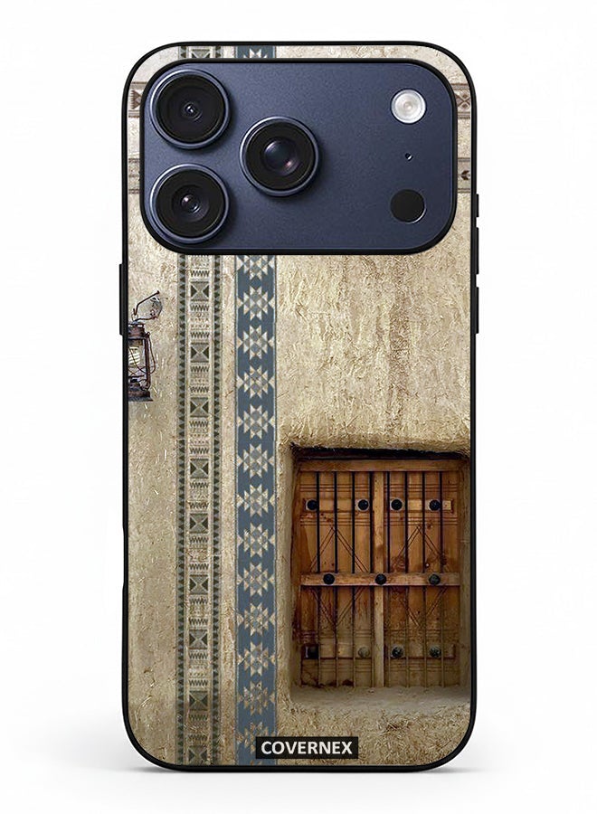 Covernex غطاء حماية آيفون 17 برو مزخرف بتصميم العمارة الطينية التقليدية - Image 2