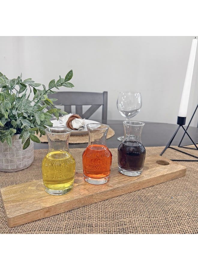 Cornucopia Brands Individual Wine Carafes (6-Pack); Small 6.5oz Single-Serving Personal Mini Size Wine Decanters - Image 3