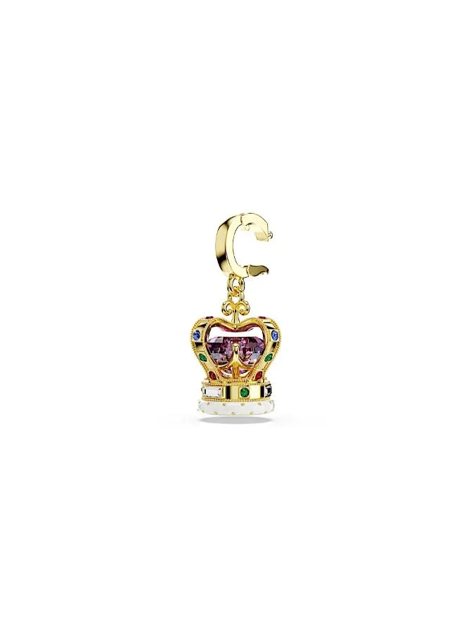 Swarovski  Minions Amethyst Crown Charm Gold Tone Plated Bracelet for Women | Best Price UAE