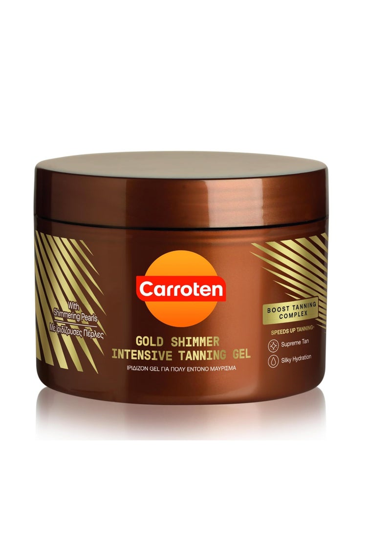 Carroten - Carroten Gold Shimmer Intensive Tanning Gel SPF0 150 ml / 5 oz - Image 1