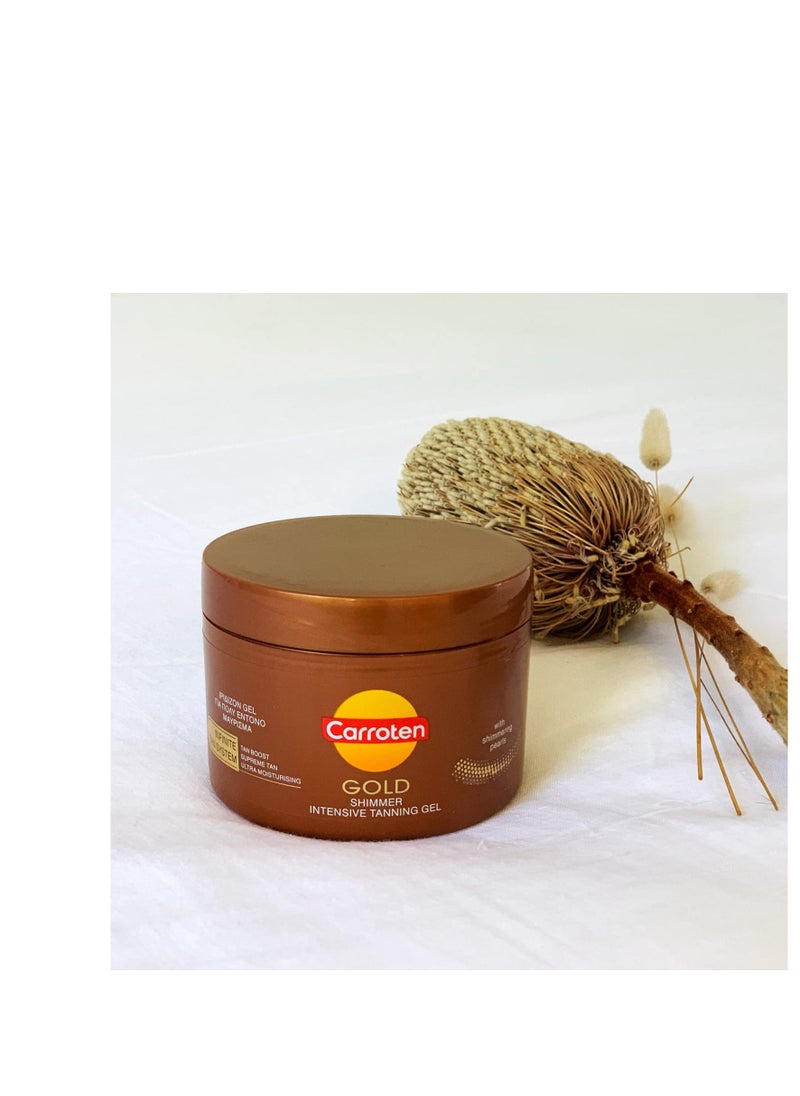 Carroten - Carroten Gold Shimmer Intensive Tanning Gel SPF0 150 ml / 5 oz - Image 1