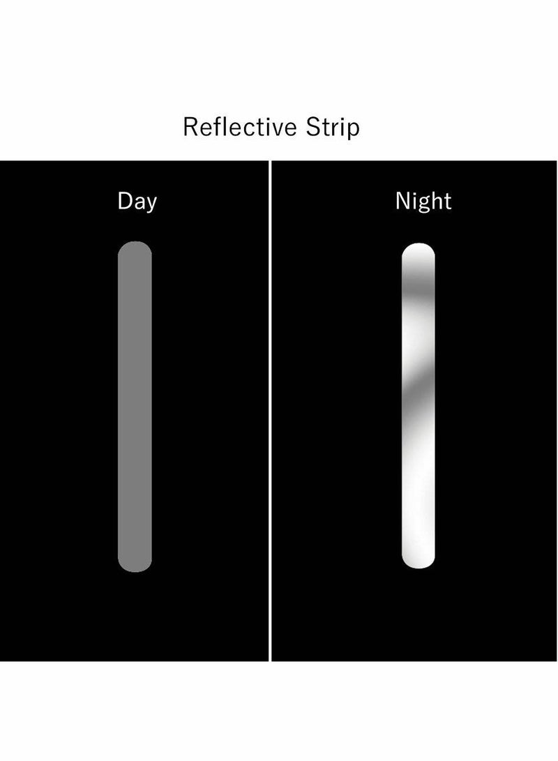 SOLARAE غطاء مطري مقاوم للماء لحقيبة الظهر 2 قطعة، واقي مطري عاكس، حماية عالية الوضوح ضد الغبار لحقيبة الظهر للتنزه والتخييم وركوب الدراجات والسفر والأنشطة الخارجية XL أسود (56L-70L) - Image 2