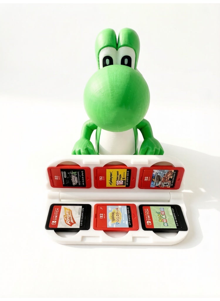 Samu Nintendo Switch 1/2 Game Card Case 6 Slots | Portable Controller-Shaped Storage Box - Image 2