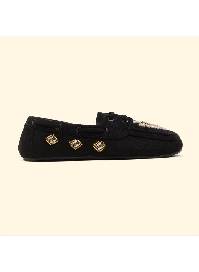 BOU signature-crest-loafer-midnight-black - Image 1