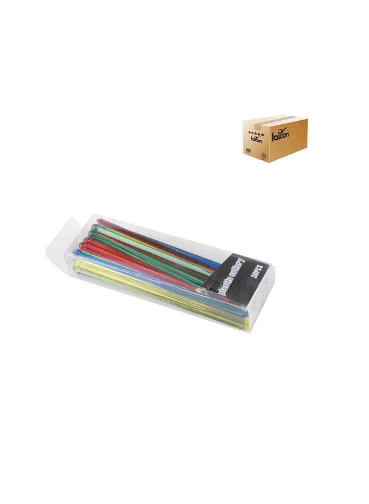 Falconpack Falcon Disposable Colored Stirrer In Box 15 CM (40 Packs x 30 Pieces)