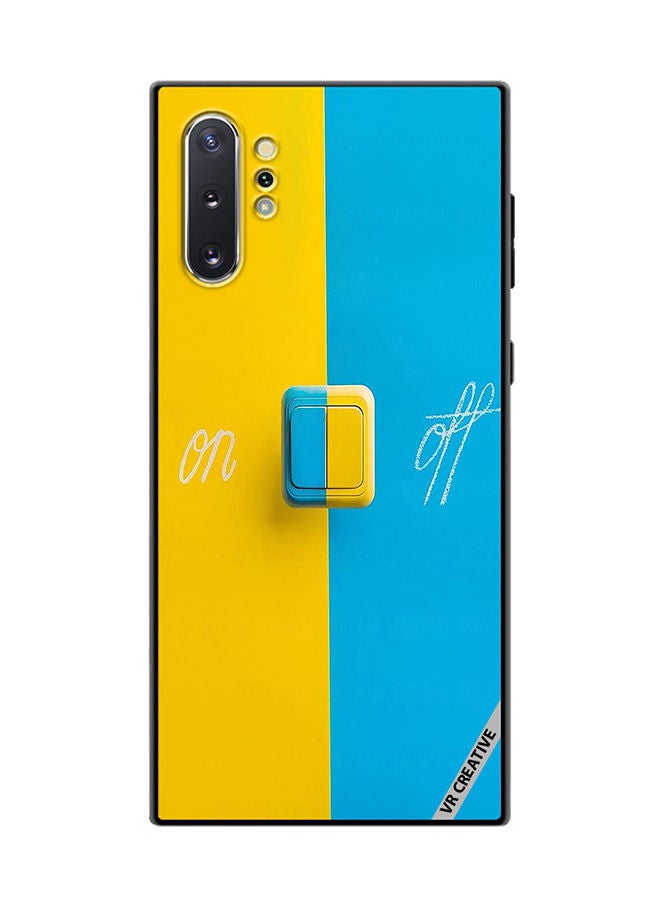 VR CREATIVE غطاء حماية لجهاز سامسونج جالكسي نوت10 بلس 5G بتصميم تشغيل وإيقاف متعدد الألوان - Image 1
