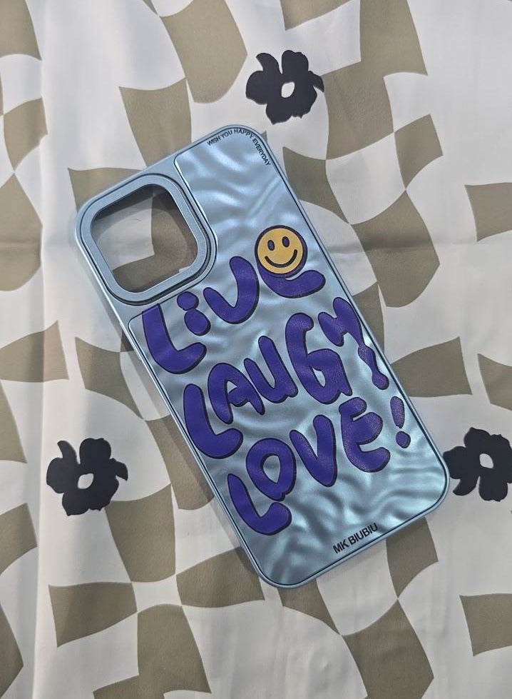 CATANES Letter Phone Case Cover for Apple iPhone 13 Pro Max Light Blue