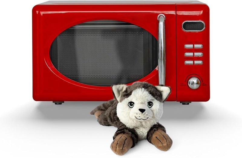 Habibi Plush Classic - 1871 Cat Tabby - Heat Cuddly Toy with Millet Grain Filling for Warming in the Microwave/Oven - Image 5