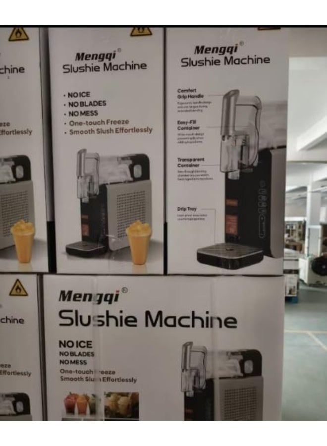 Mengqi Electric Frozen Dessert & Slushie Maker with Compressor Cooling, 6 Preset Modes, Stainless Steel - Image 4