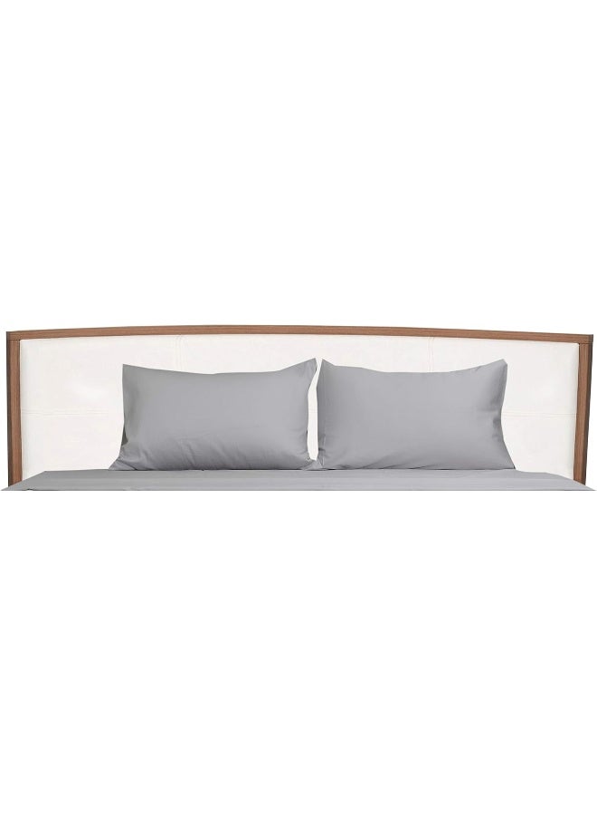 Hotel Linen Klub Hotel Linen Klub 3-Piece Queen Bed Sheet Set - Silver  - Image 2