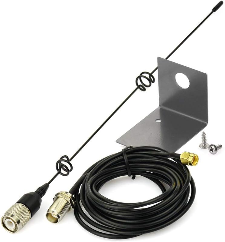 Superbat 800mhz 900mhz Antenna Wide Band Omni-Directional Lora Antenna Fixed Bracket Wall Mount with SMA Cable for Cellular Router Gateway Repeater Modem Trail Camera etc. - Image 1