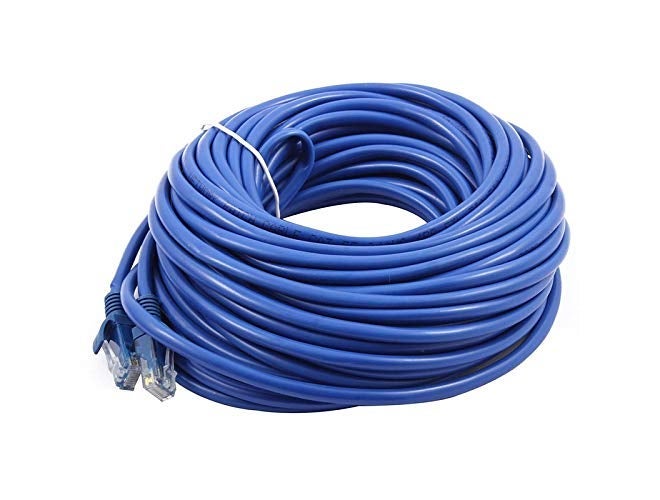 Terabyte 20 Meter Lan Cat5/5E Ethernet Network Internet Rj45 Lan Wire High Speed Patch Cable Computer Cord For Modem, Personal Computer, Laptop, Router (Blue) - Image 1