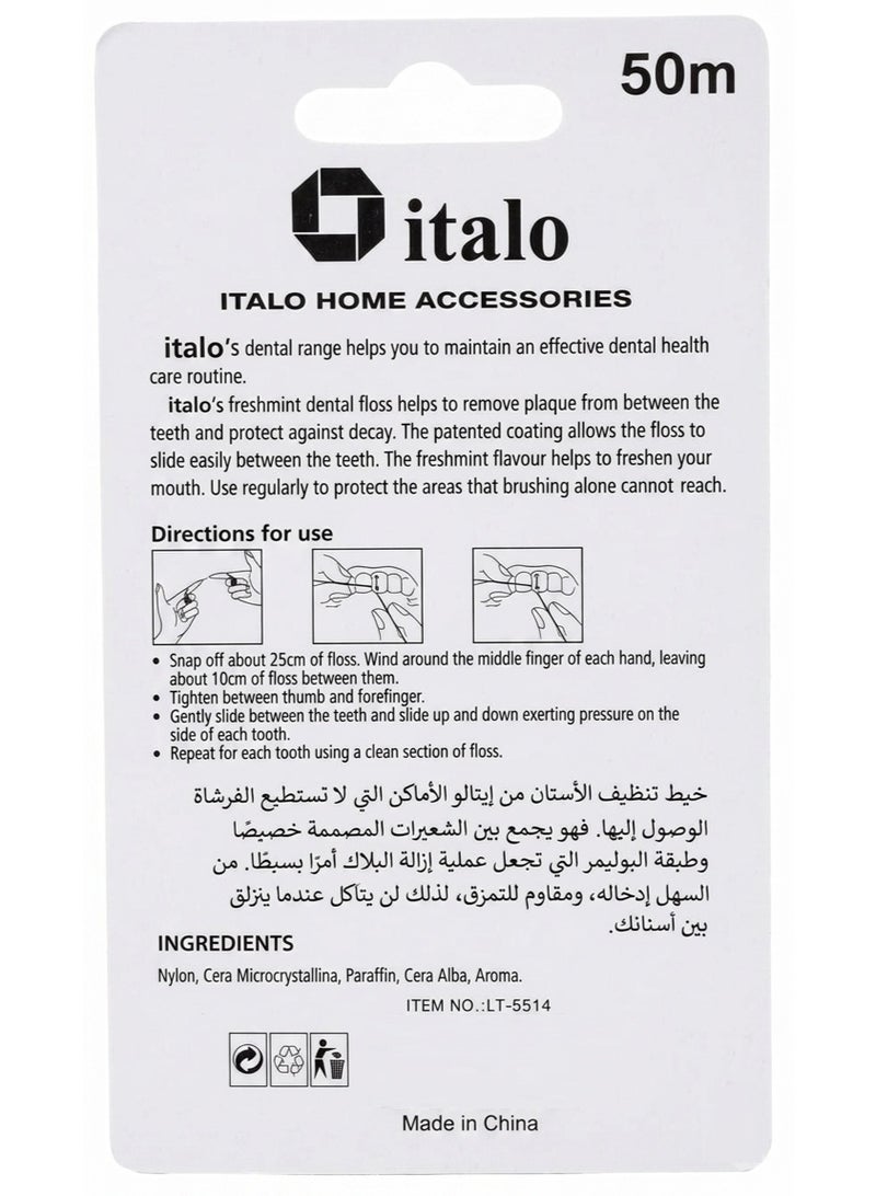 ITALO Freshmint Dental Floss 50M - Image 2