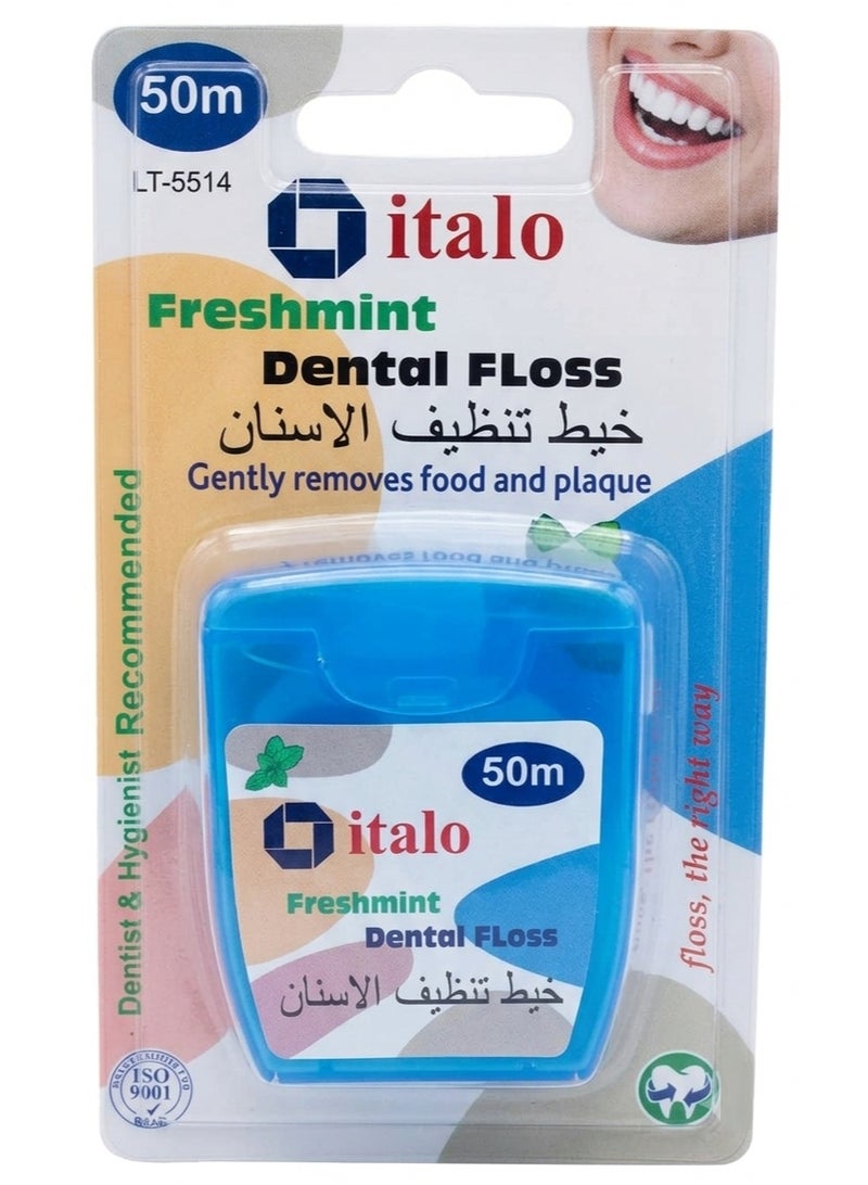 ITALO Freshmint Dental Floss 50M - Image 1