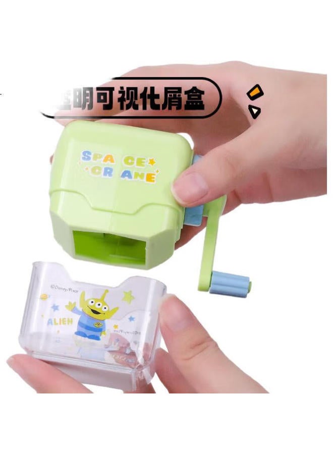 Disney Elementary School Pencil Sharpener, Simple Hand-Crank Pencil Sharpener/Rotary Pencil Sharpener, Portable Pencil Sharpener, Spider-Man A74016-A1X - Image 3
