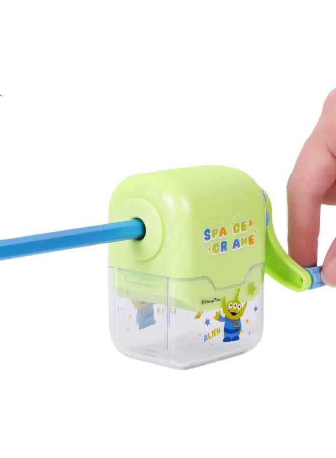 Disney Elementary School Pencil Sharpener, Simple Hand-Crank Pencil Sharpener/Rotary Pencil Sharpener, Portable Pencil Sharpener, Spider-Man A74016-A1X - Image 2