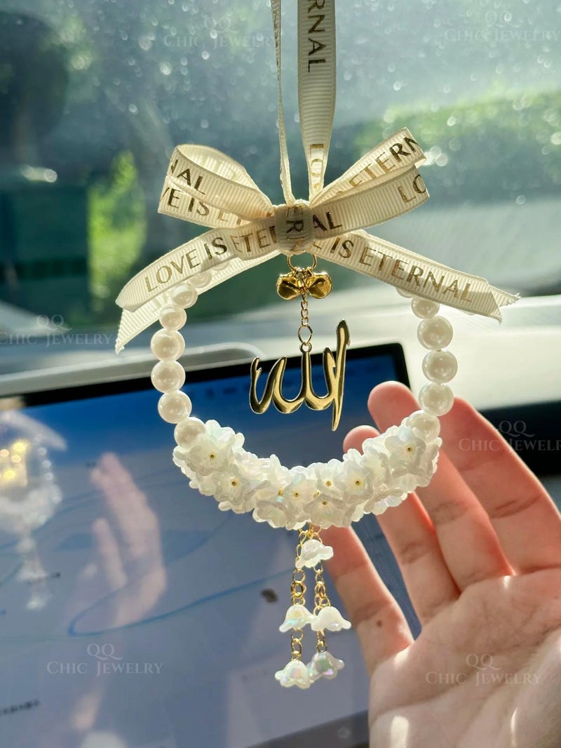 Thank Allah for bringing good luck. Crystal pendants, car accessories, car hangings, home decorations, mirror hangings, used for interior decoration, indoor decoration - Image 5