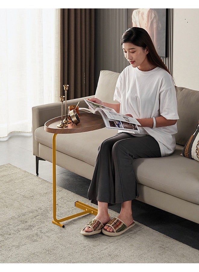 XiuWoo - Sturdy Nordic Style Coffee Table Sofa Side Table End Table For Living Room 45*30*60cm - Image 1