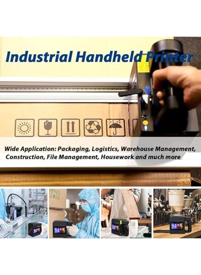 بنتساي BENTSAI B85 Wide Format Handheld Inkjet Printer Industrial Inkjet Printer with 4 Inches Print Height for Large Format Batch Coding Variable Data Printing on Any Surfaces - Image 4