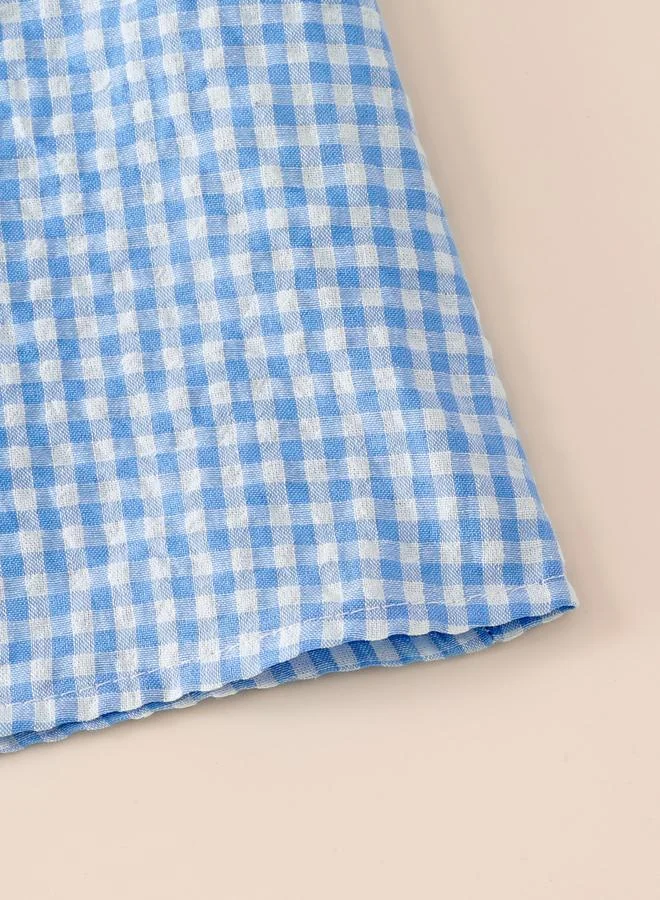 Take Two  Girls Checked Sleeveless Knee-Length Dress for Women | Best Price UAE