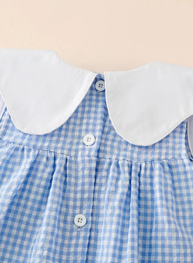 Take Two  Girls Checked Sleeveless Knee-Length Dress for Women | Best Price UAE