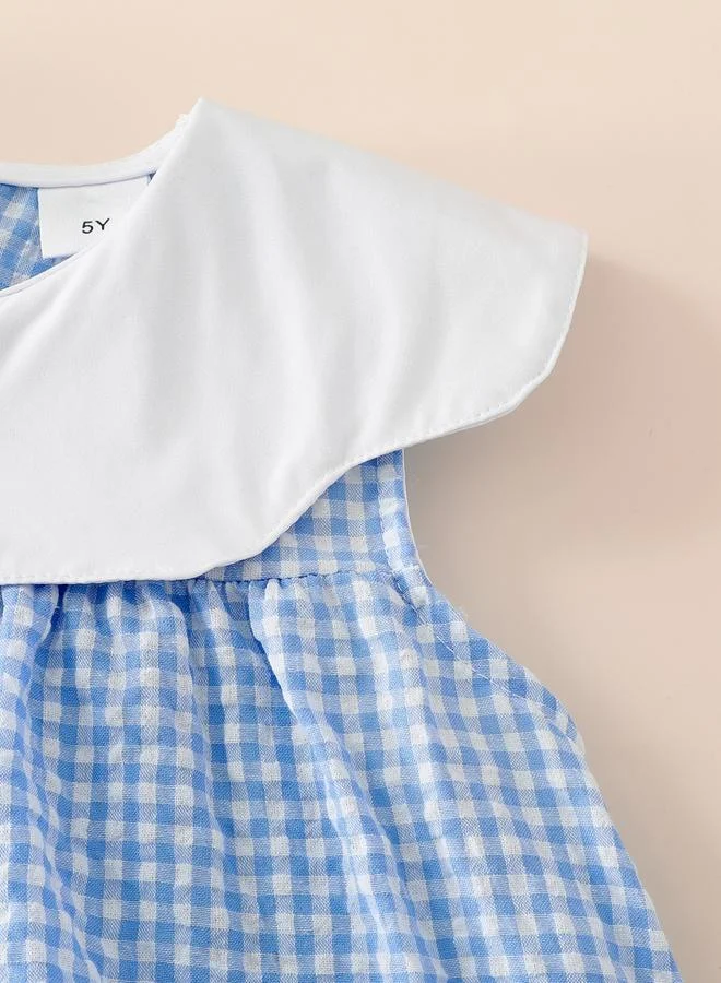 Take Two  Girls Checked Sleeveless Knee-Length Dress for Women | Best Price UAE