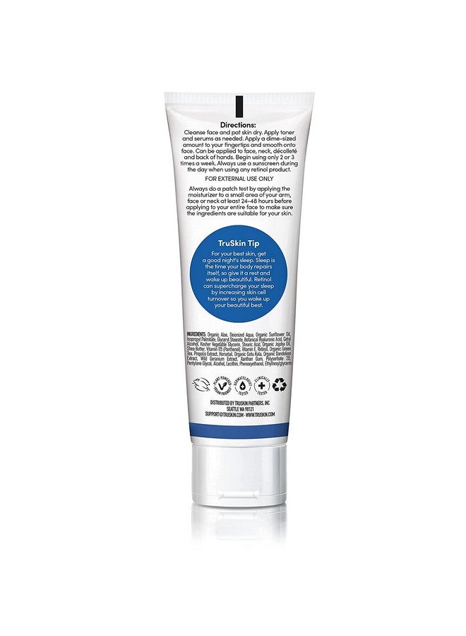 TruSkin Retinol Face Moisturizer - Powerful Anti-Aging Face Moisturizer for Women with Retinol, Hyaluronic Acid & Vitamin E - Retinol Cream for Face Promotes A More Youthful Appearance, 4 fl oz - Image 2