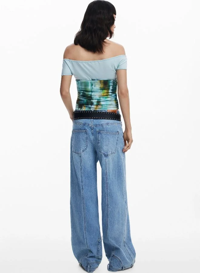 DESIGUAL Double-Layer Effect T-Shirt