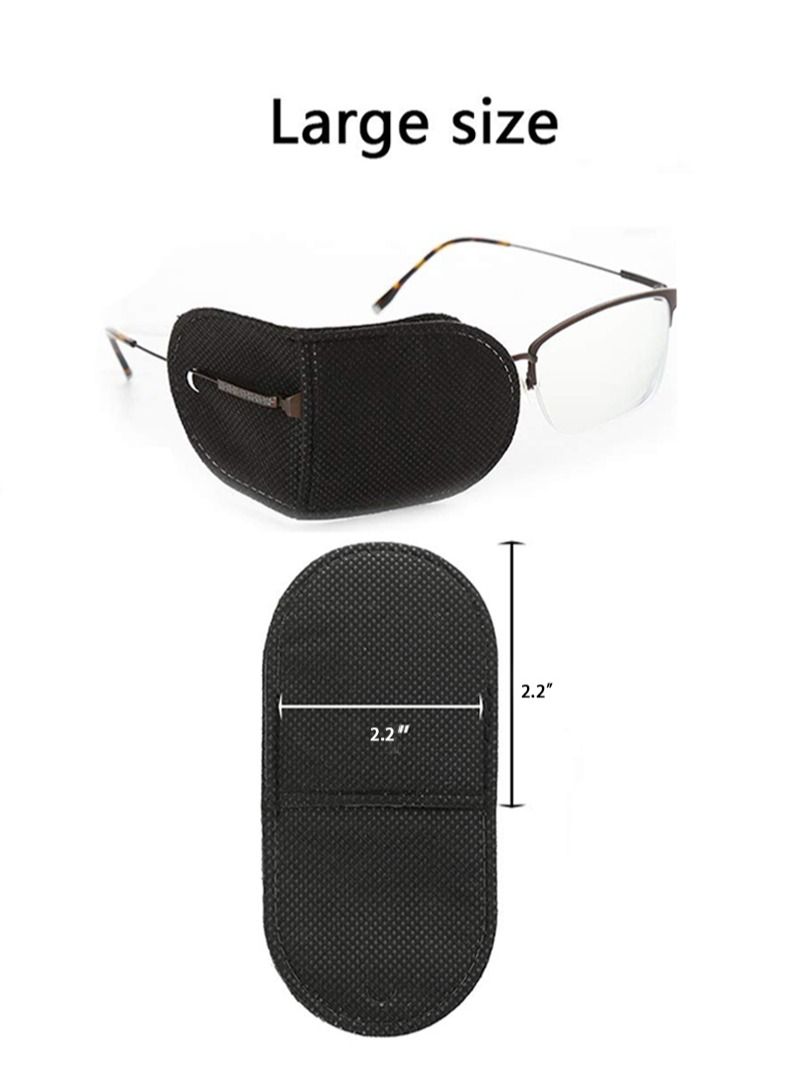 Aikanbo Adult Children's Eye Mask Eyeglass Eye Mask for Left or Right Eye Amblyopia Strabismus 6 Pieces  - Image 3