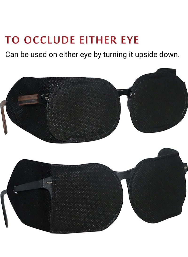Aikanbo Adult Children's Eye Mask Eyeglass Eye Mask for Left or Right Eye Amblyopia Strabismus 6 Pieces  - Image 2