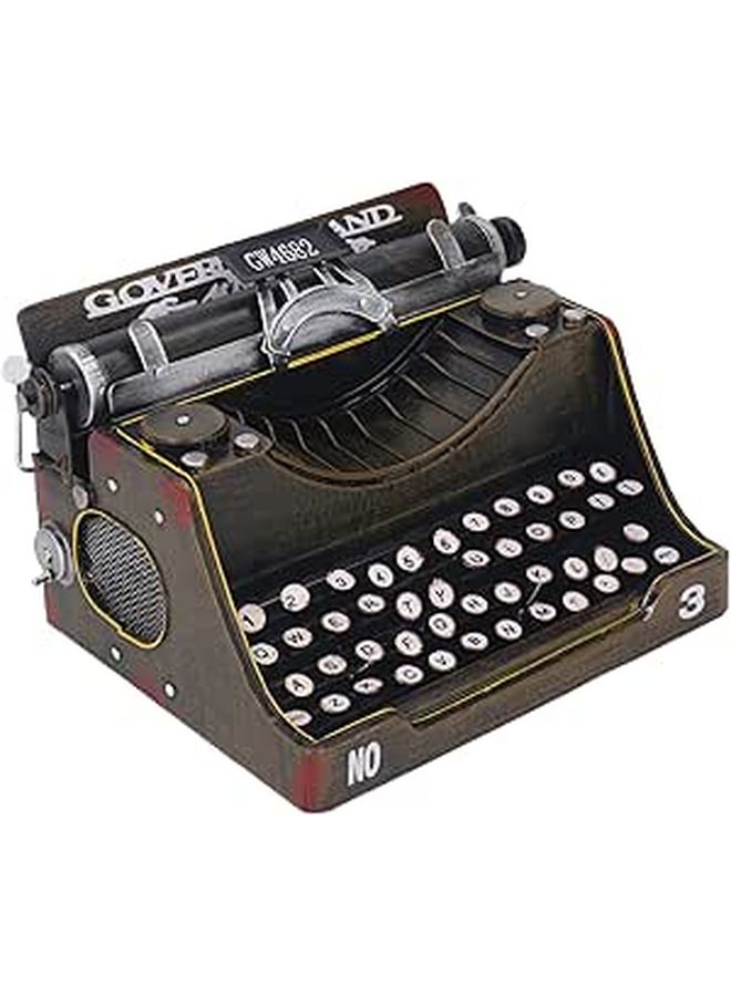 Vintage Typewriter Model Home Office Decoration in Black - Image 1