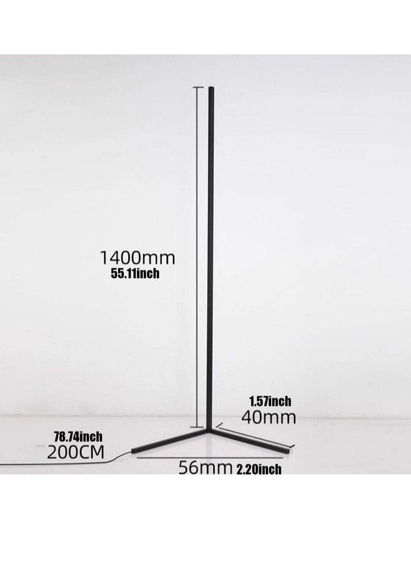 ELTRAZONE Floor Lamp Corner Standing Lamp with RGB Color Changing Levels Brightness and Color Temperature, Remote Control Modern for Living Room, Bedroom - Image 3