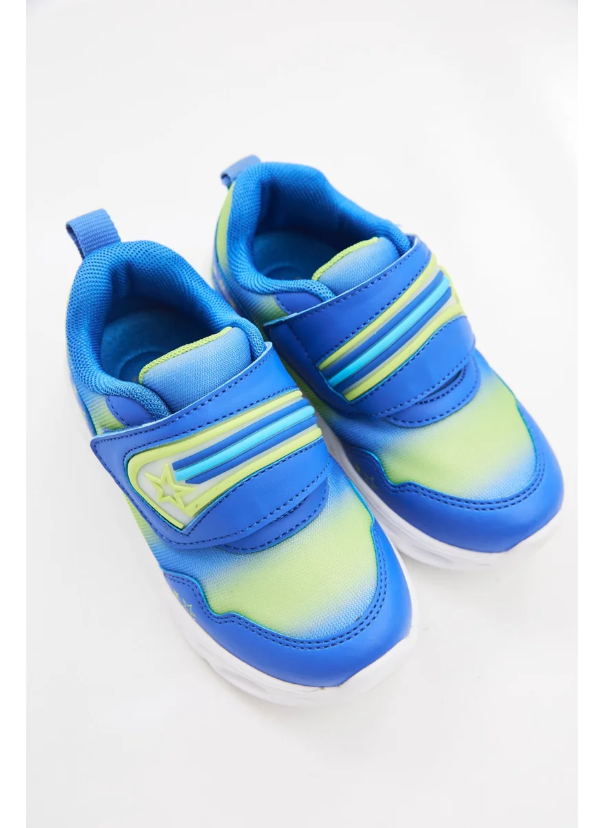 فيكو Kita II Lighted Baby Boy Saxe Blue Sneakers