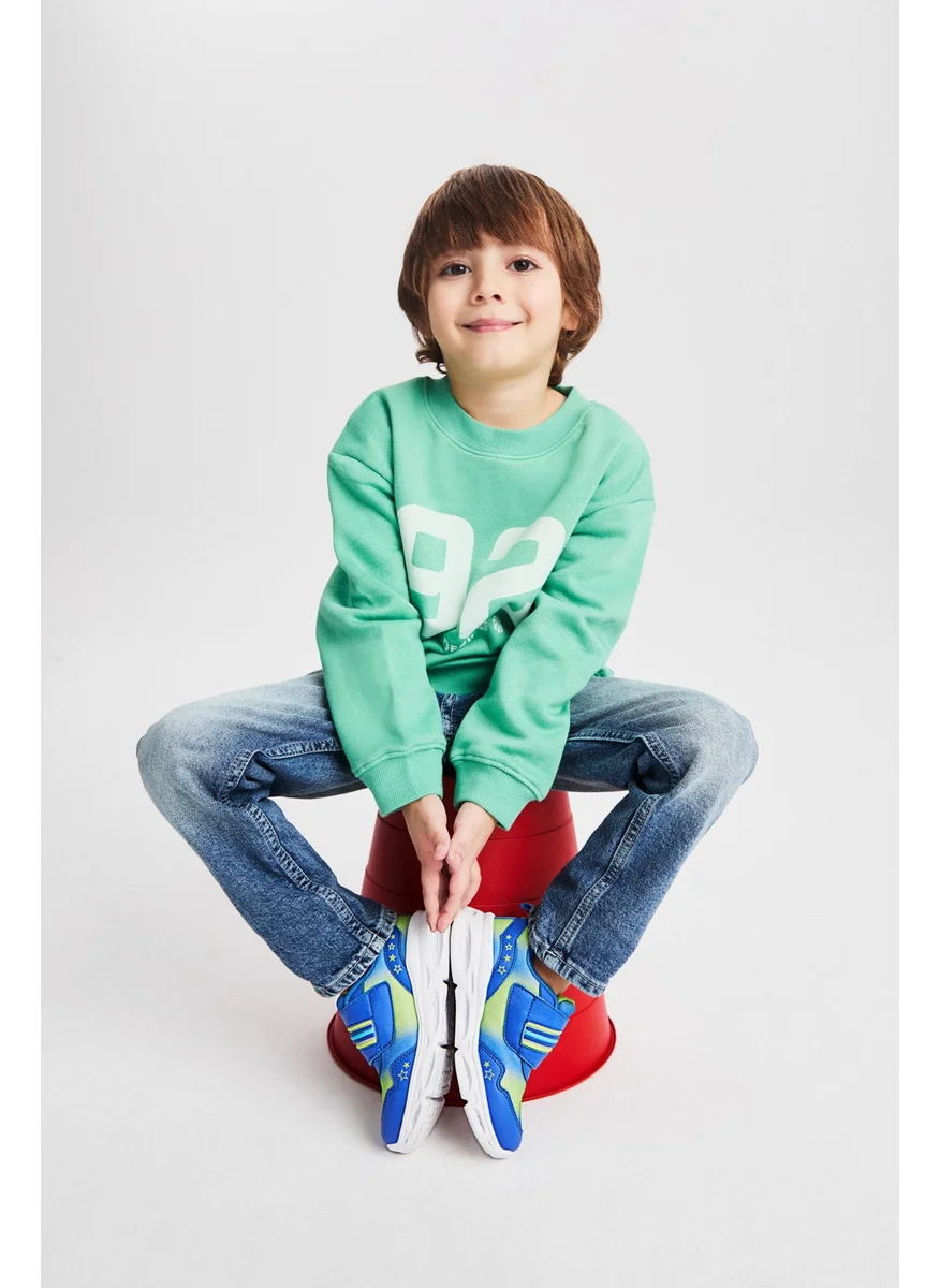 فيكو Kita II Lighted Baby Boy Saxe Blue Sneakers