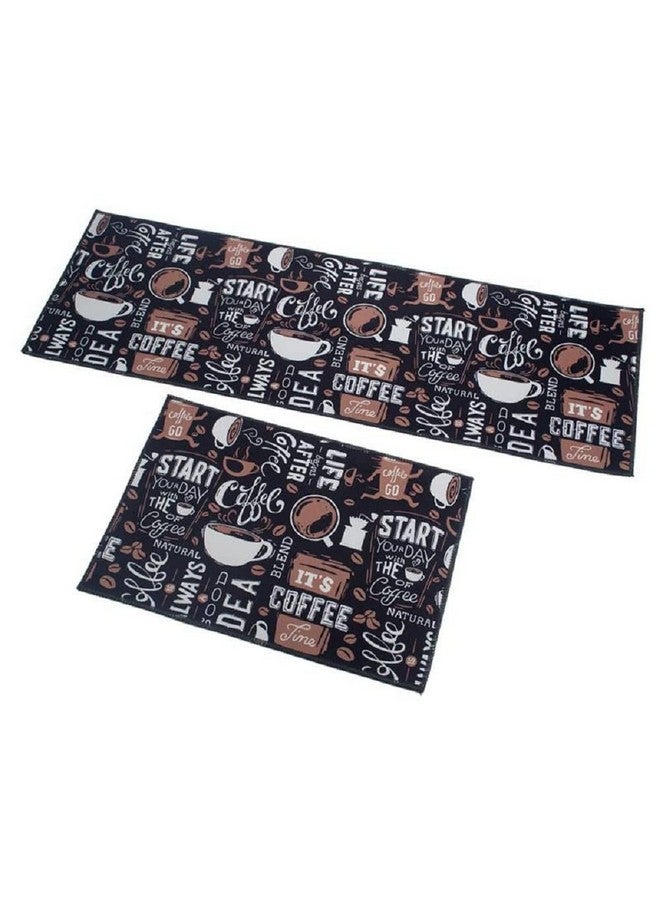 Home-Cloud سجادة مطبخ فاخرة مضادة للإرهاق من هوم كلاود، مطبوعة، سميكة، مضادة للانزلاق، قابلة للغسل، بحجم كبير، سجادة مطبخ مصممة قابلة للطي للمنزل وغرفة النوم (41 × 122 سم × 61 سم، مستطيلة) - Image 2