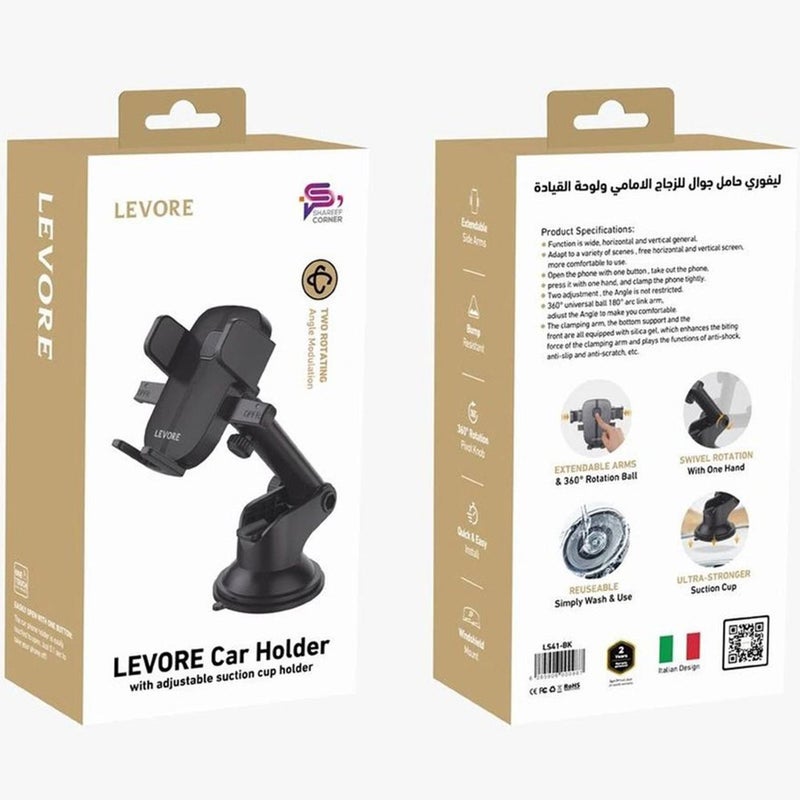 Levore Universal Phone Holder – Black - Image 2