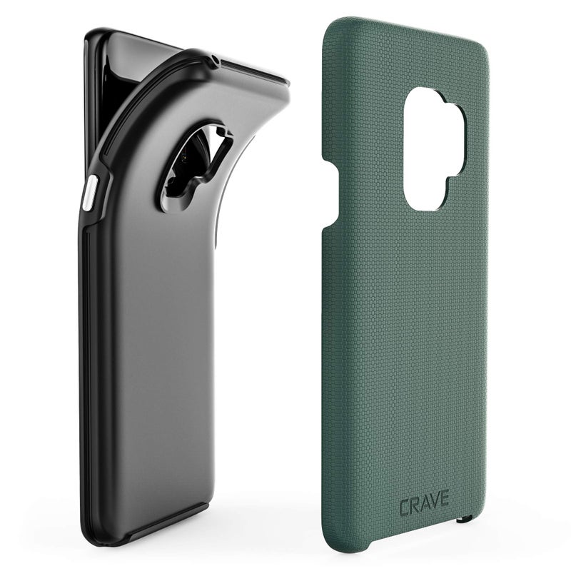 Crave Dual Guard Galaxy S9 Case - Shockproof, Dual Layer Protection for Samsung S9 - Forest Green - Image 3