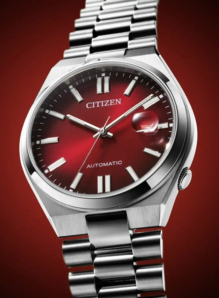 Citizen Boutique Citizen NJ0150-56W Tsuyosa Automatic Red Dial Men Watch - Image 4