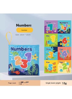 Y&D Infant Cognitive Cloth Book Baby Early Education Puzzle-Digital Cognition  - Image 1