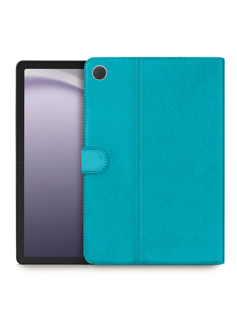 OMAKER - Premium Quality Leather Smart Flip Case Full Protective Cover With Magnetic Stand For Samsung Galaxy Tab A9 Plus 11 Inch 2023 – Sky Blue - Image 1